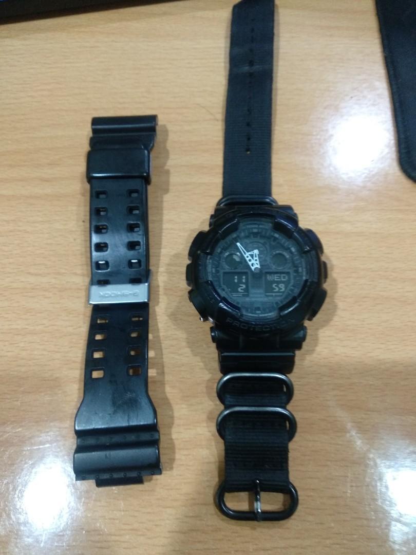 Tali jam g shock ga 100 new arrivals