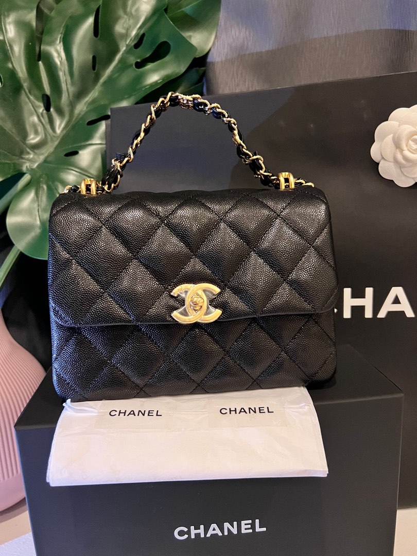 Authentic Chanel 22K Small Flap Bag, Luxury, Bags & Wallets on Carousell