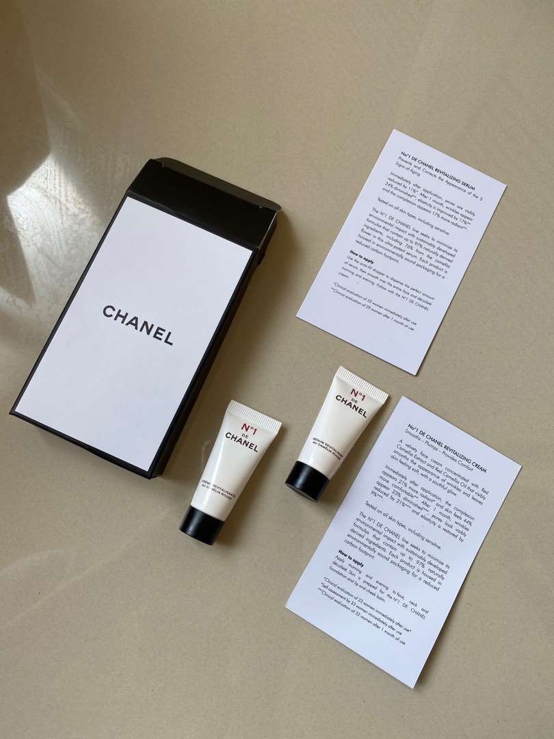 Chanel eye cream + serum, Kesehatan & Kecantikan, Kulit, Sabun & Tubuh