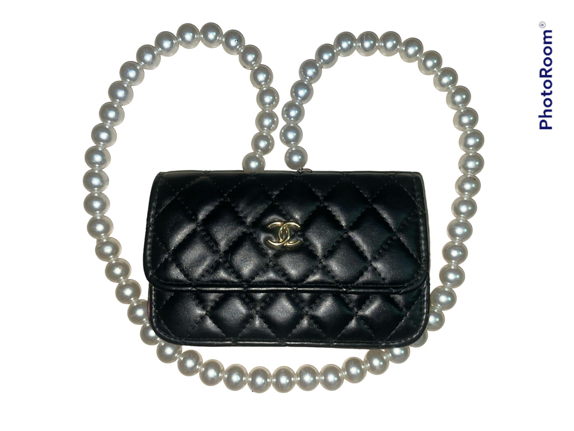 Chanel pearl outlet sling bag