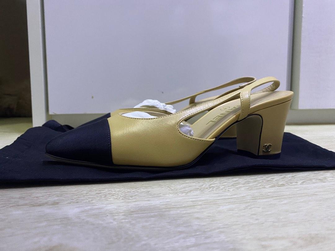Chanel Slingback Heels - Brand New, Women's Fashion, Footwear, Heels on  Carousell