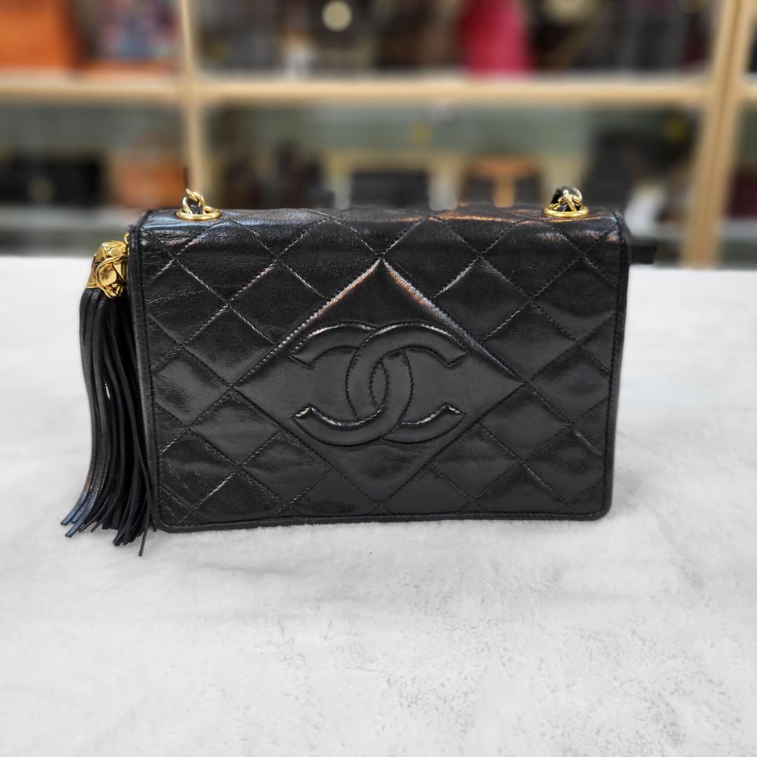 Chanel Vintage Flap With Tassle, Luxury, Bags & Wallets on Carousell