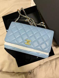 Chanel woc pearl crush sling handbag