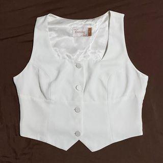 Classic white vest top