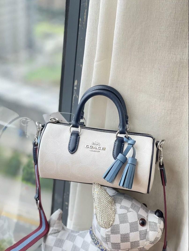 Coach crossbody white blue Luxury Bags Wallets on Carousell
