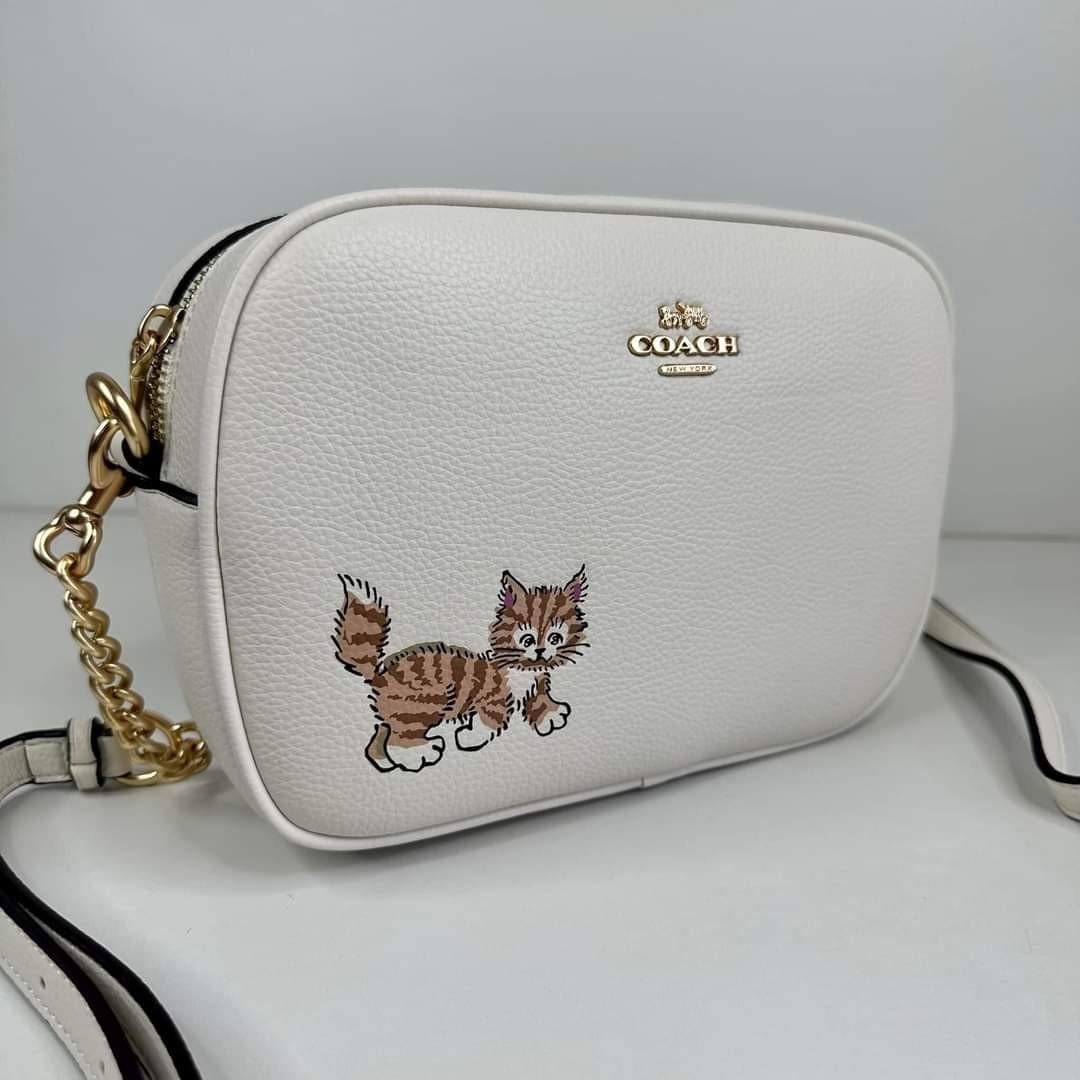 Coach Jamie Camera Bag With Dancing Kitten, Women's Fashion, Bags &  Wallets, Cross-body Bags on Carousell