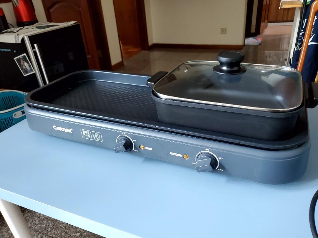 Cornell Tabletop Electric Grill and Hotpot, TV & Home Appliances