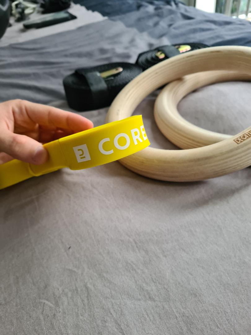 Decathlon yellow hotsell resistance band