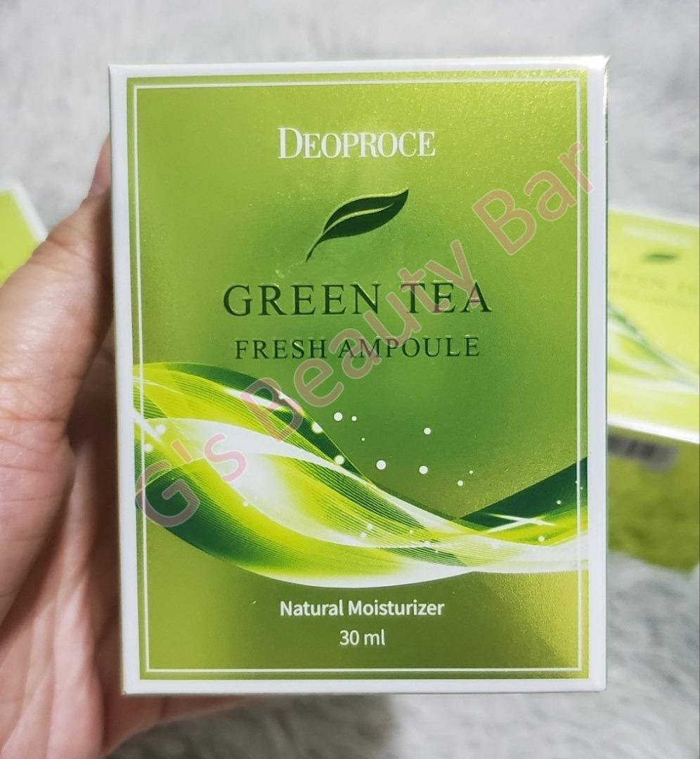 Deoproce Green Tea Fresh Ampoule 30ml Authentic Korean Skincare