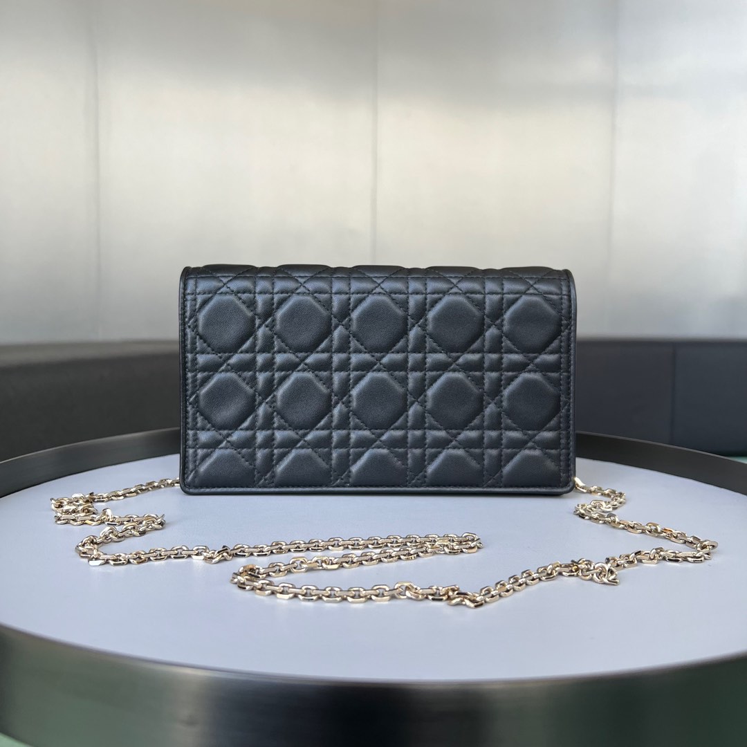 Dior Wallet On Chain, Luxury, Bags & Wallets on Carousell