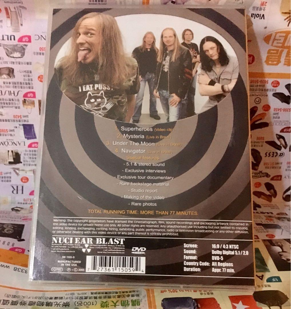5 DVD Edguy Dream theater Metropolis Testament London Ozzy osbourne ...