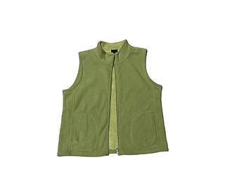 Florence and Fred Fleece Vest in Light Green