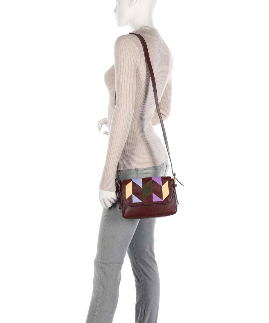 Fossil Harper Small Crossbody in Wine Multi ZB1635640 Luxury Bags Wallets on Carousell