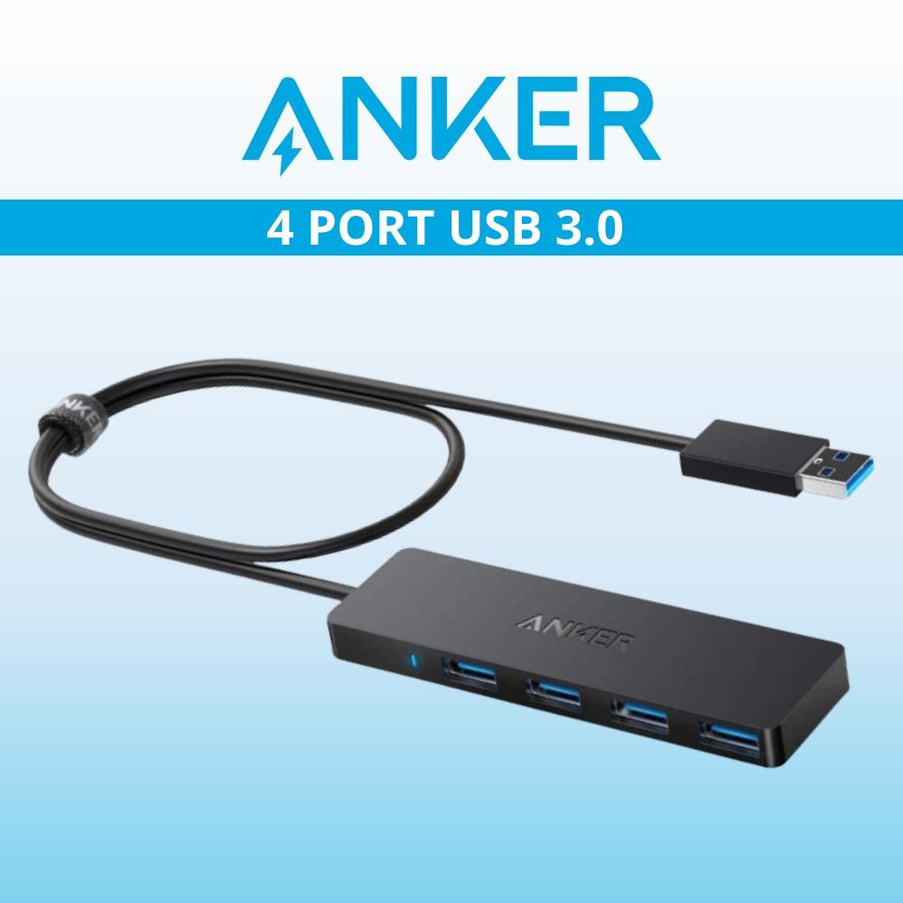 Free Delivery】19.8CM Anker 3.0 Ultra Slim Data Hub for Macbook, Mac Pro/mini, iMac, Surface Pro, XPS, PC, USB Flash Drives, Mobile HDD, and More, Computers & Tech, Parts &