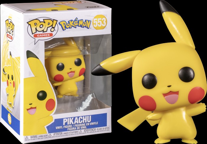 Funko Pop! Pokemon - Pikachu Waving Flocked #553