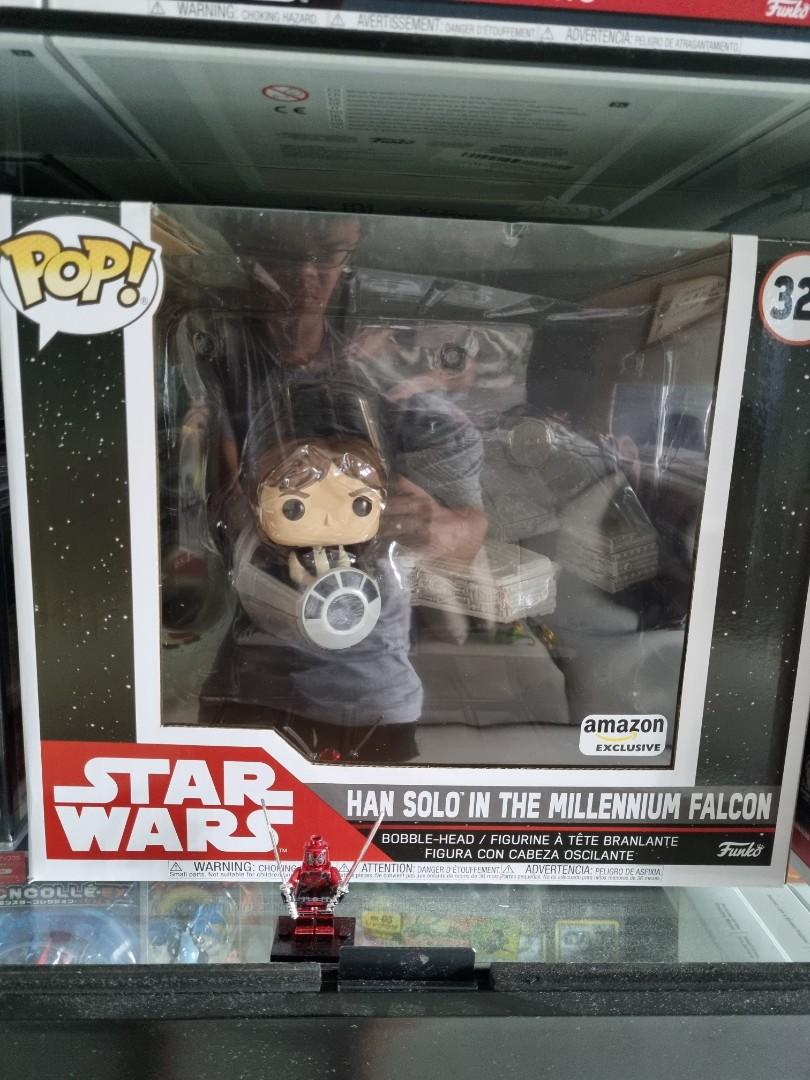 han solo and millennium falcon pop