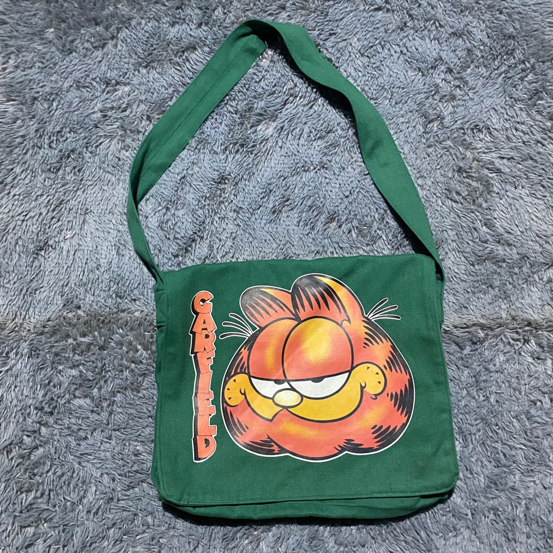 Garfield Bag, Men's Fashion, Bags, Sling Bags on Carousell