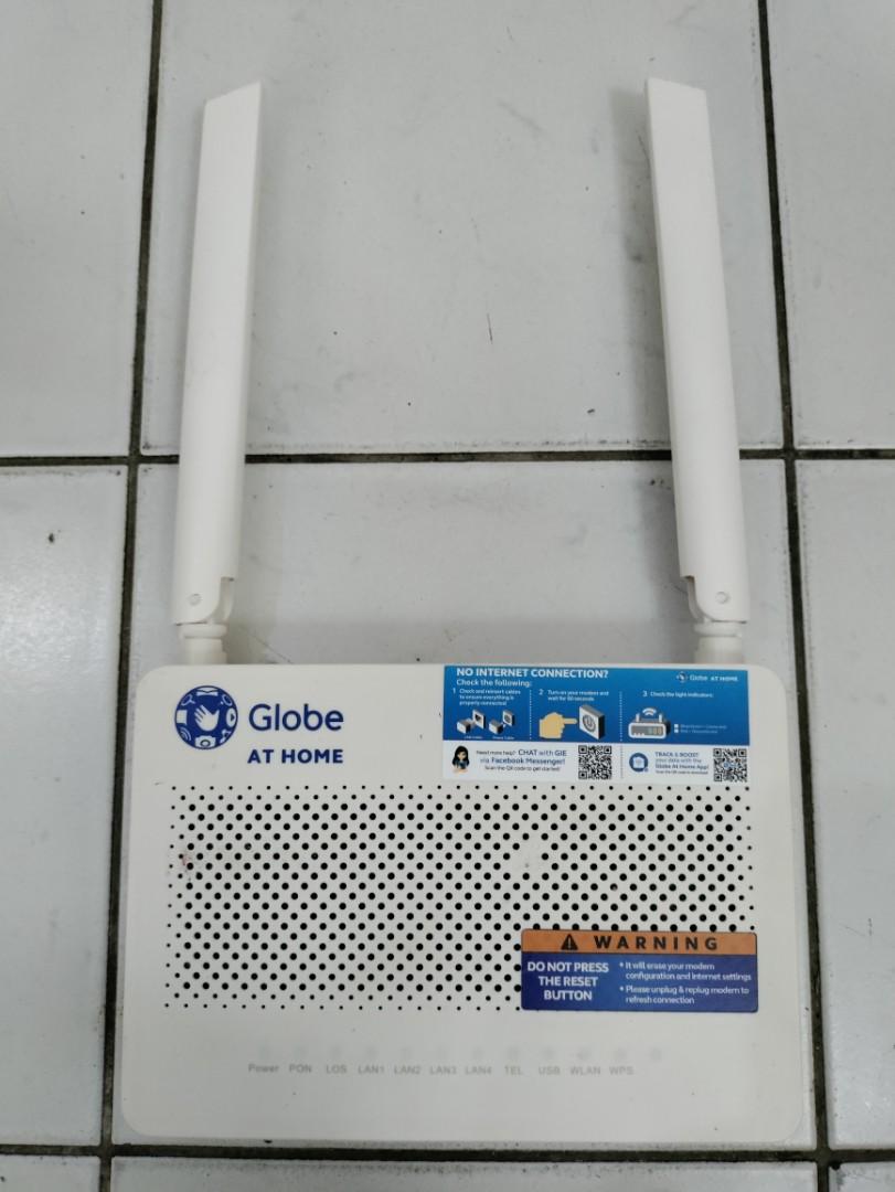 Globe 5V5 Fiber Modem Router, Computers & Tech, Parts & Accessories