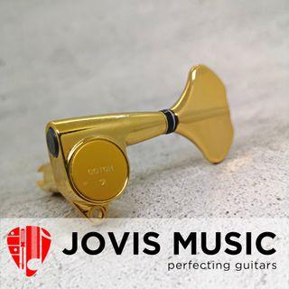 GOTOH GB707 Gold - 5 In Line Compact Bass Tuning Machines Heads - Part & Accessories Tuner - JOVIS MUSIC