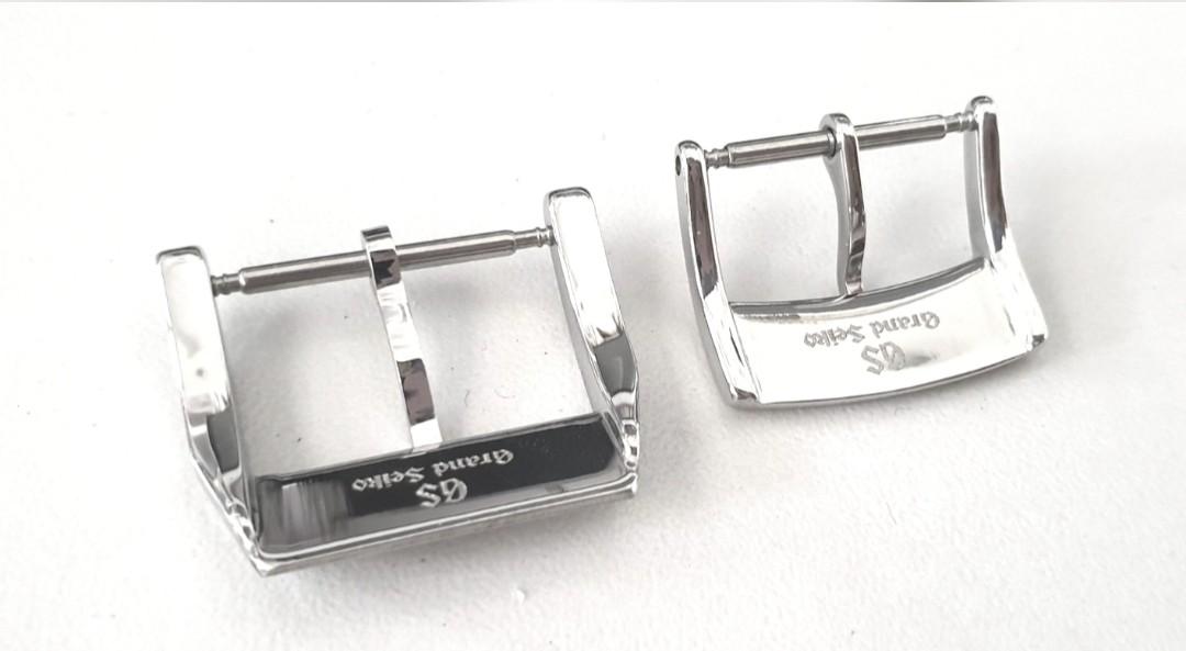 Grand Seiko (GS) 16mm 18mm 20mm Silver Watch Buckle/ Clasp, Luxury, Watches  on Carousell