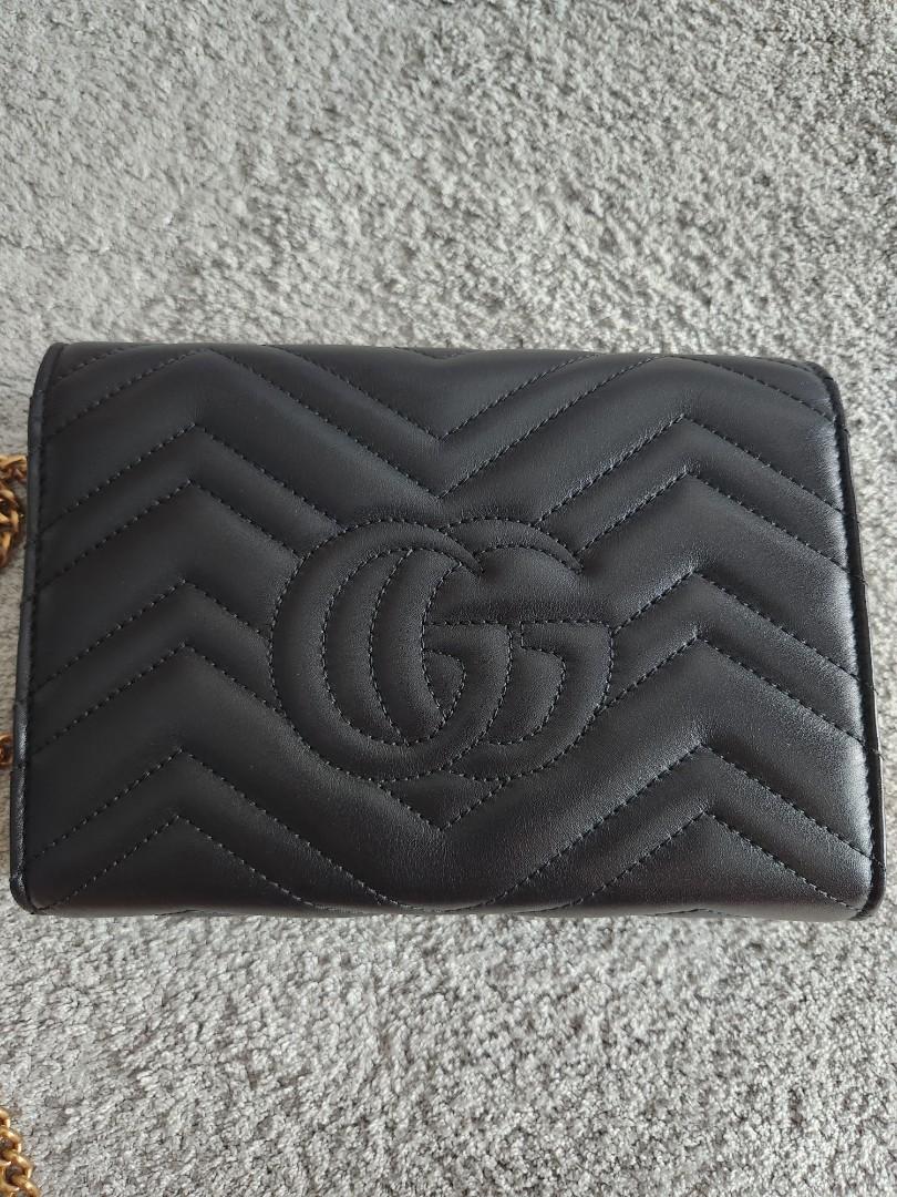 Gg marmont 2.0 wallet top on chain