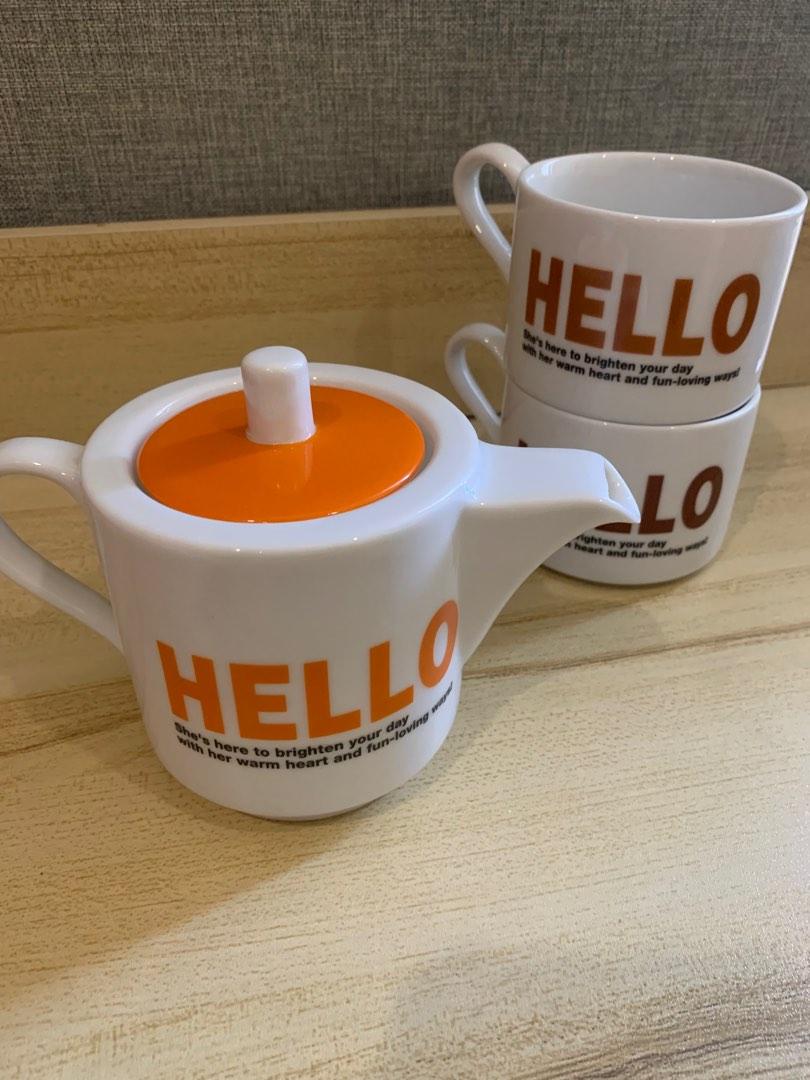 Hello Kitty 2008 Ceramic Tea Set (Teapot with 2 Cups) (Category: Coffee & Tea Tableware) located in Quezon City. Submitted by littlecerberusshop (Listing ID 1194207356, Image 3). Description: FIXED PRICE Original Sanrio with sanrio markings one each ceramic 3 pc set Items as seen in photos Delivery fees care of Buyer.
