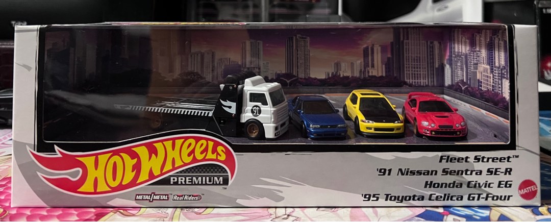  CONJUNTO DE CAJA DE PANTALLA PREMIUM DE HOT WHEELS