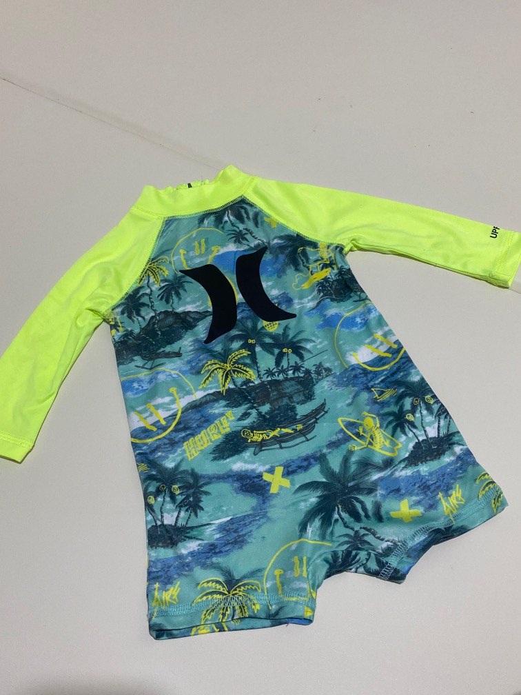 Hurley rashguard for infant, Babies & Kids, Babies & Kids Fashion on