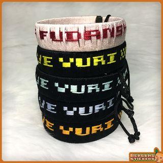 I Love Yuri - Handmade Adjustable Rope Bracelet / Anklet - I Am A Fudanshi