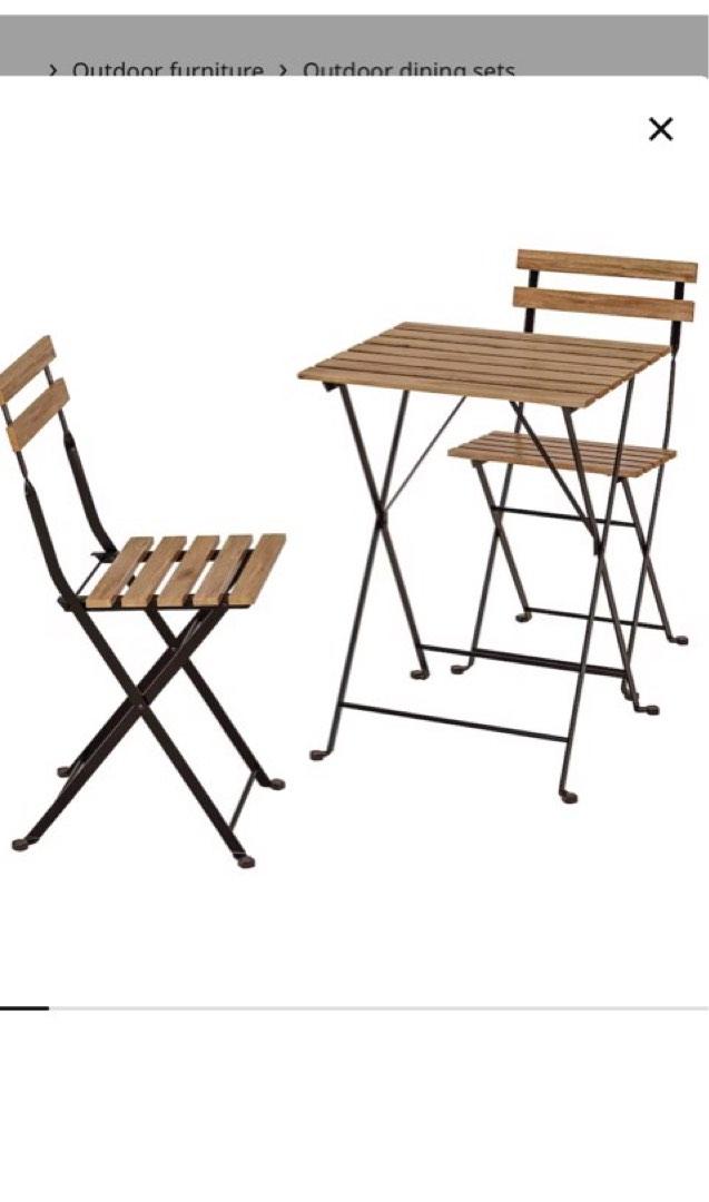 Ikea Tarno Set - Outdoor, Furniture & Home Living, Outdoor Furniture on ...