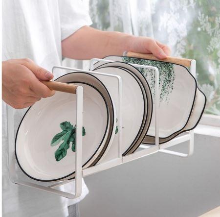 Japanese Style Kitchen Organizer Portable Dish Rack Plate Rack