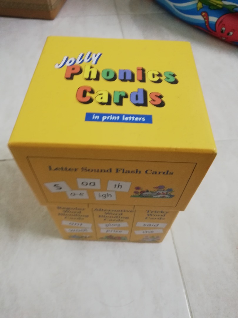Jolly Phonics Flashcards, Hobbies &amp; Toys, Books &amp; Magazines, Children's ...