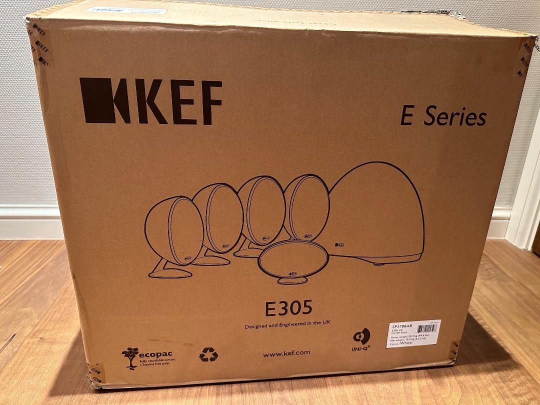 KEF E2 subwoofer white, 音響器材, Soundbar、揚聲器、藍牙喇叭、耳擴 Carousell
