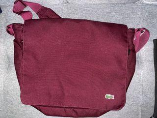Lacoste messenger bag - Maroon