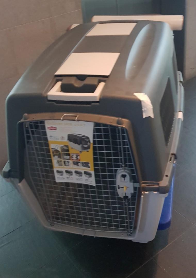 Large Dog Carrier Cage, Pet Supplies, Homes & Other Pet Accessories on Carousell