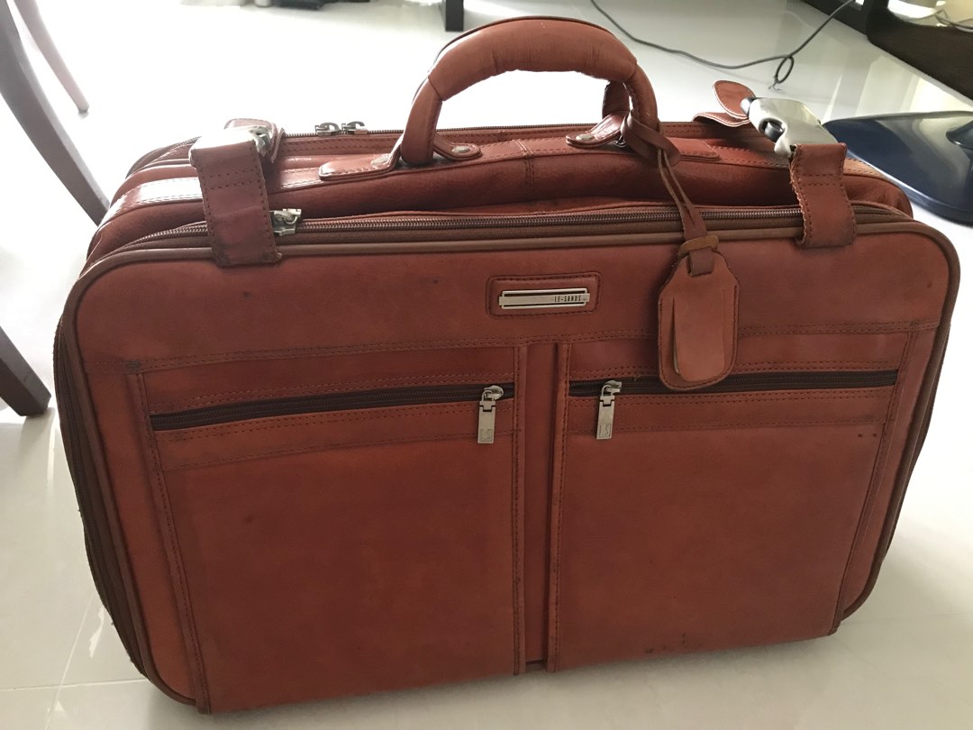 Mens leather hotsell cabin bag
