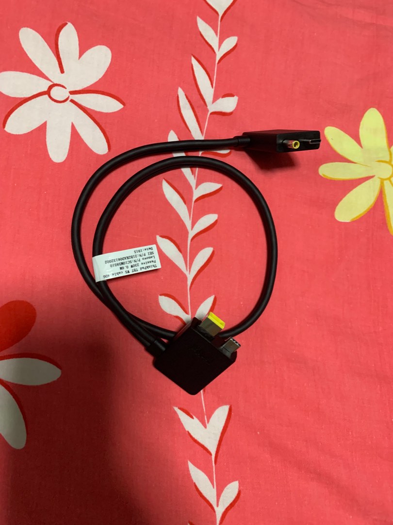 New Genuine Lenovo ThinkPad Thunderbolt 4 Workstation Dock Cable Type C Dock 0 7m 40b0 40b1 4x91k16968