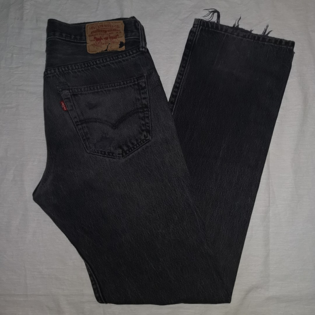 Levi's 501 XX Pants (Charcoal Black) L43 x W32-34, Men's Fashion, Bottoms,  Jeans on Carousell