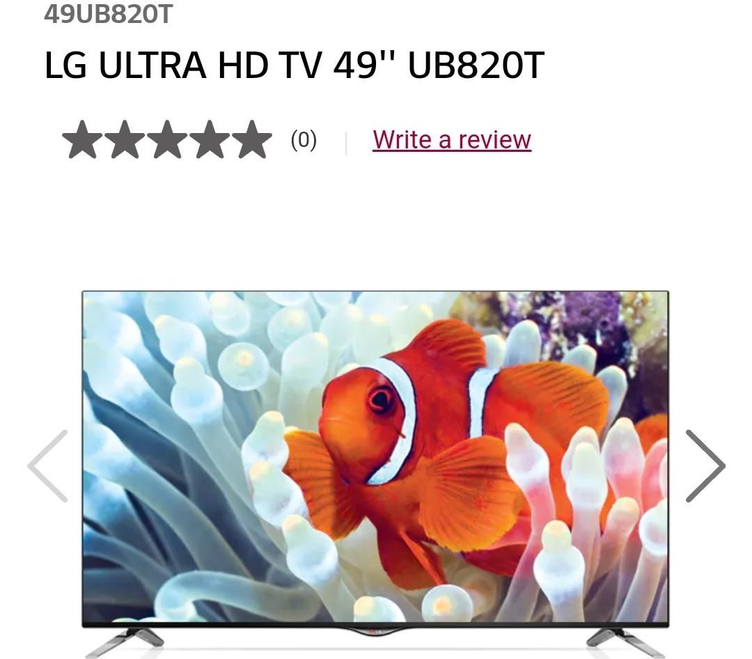 LG 49 inches Smart 4K UHD TV!! Used TV Sale!!, TV & Home Appliances, TV