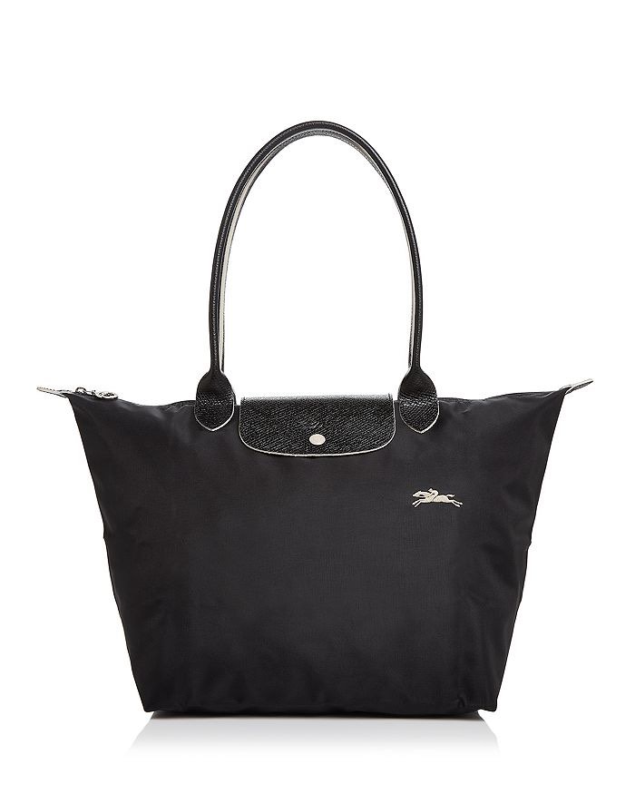 Longchamp Tote Bag club large tote black instock, Women's Fashion, Bags