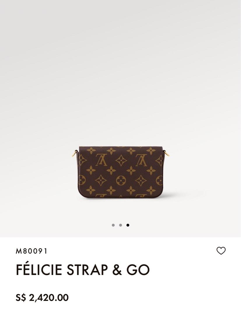 Louis Vuitton Felicie Strap & Go #M44840 si – TasBatam168
