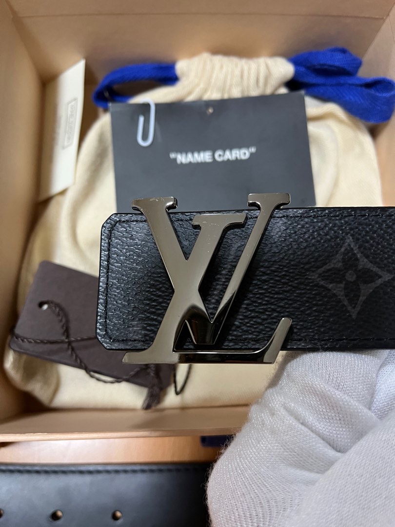 louis vuitton belt black monogram