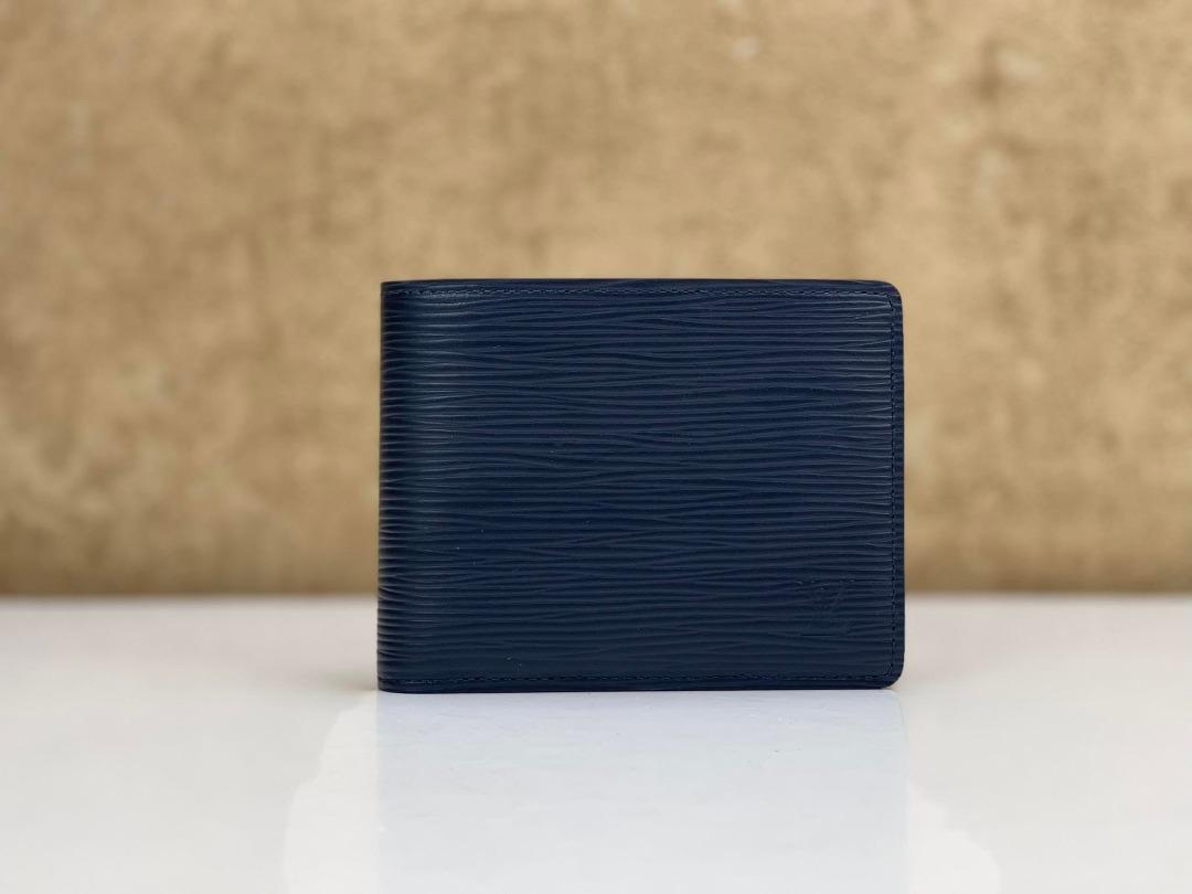 Louis Vuitton M61825 Multiple Wallet, Blue, One Size