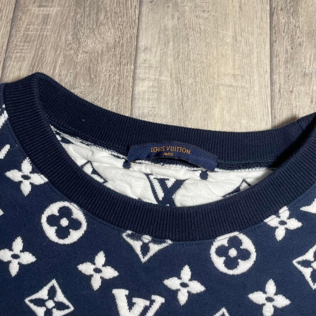 LV full monogram sweater, Luxury, Apparel on Carousell