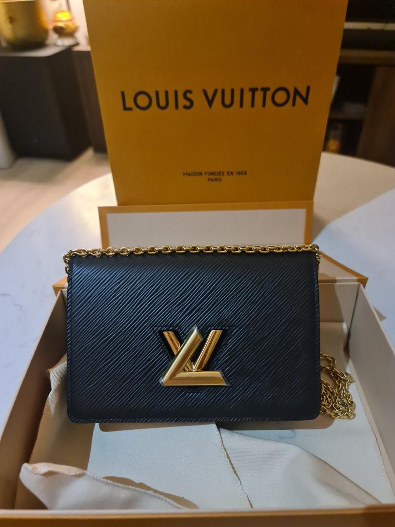 LV Twist Chain Wallet, Luxury, Bags & Wallets on Carousell