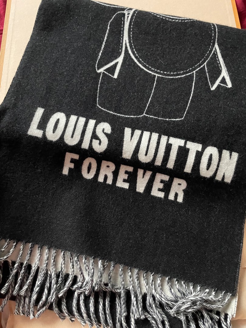 Louis Vuitton Bandeau Hide and Seek Vivienne Scarf Silk Pink W120cmxH8cm F/S