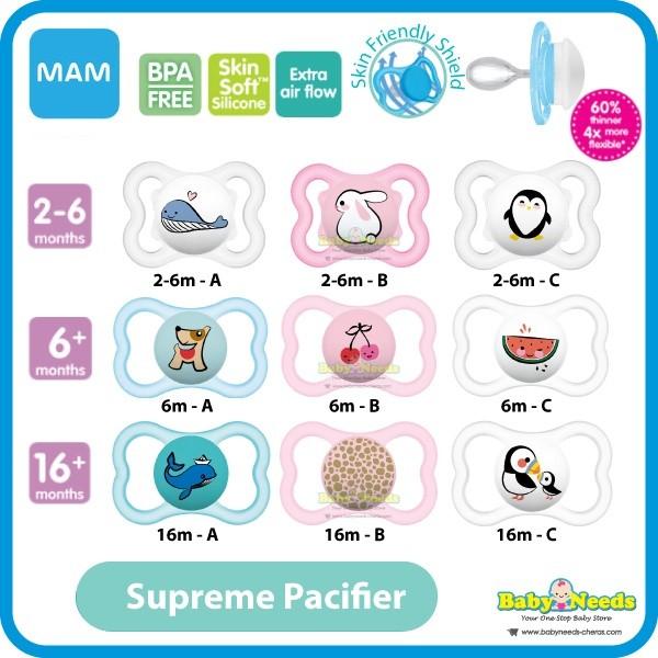 MAM Supreme pacifier, 0-6mths