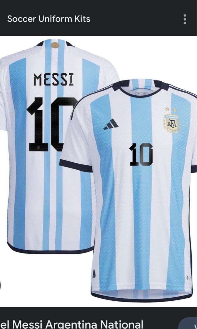 Messi Argentina 2022 jersey, Sports Equipment, Sports & Games, Racket