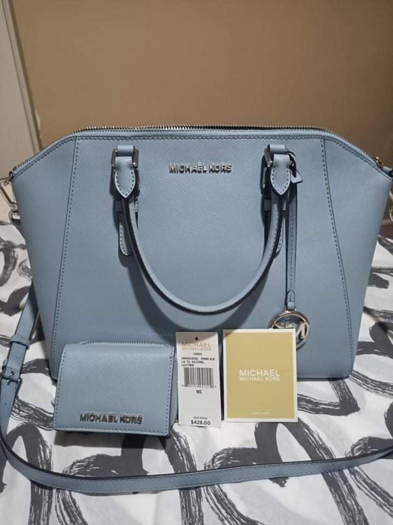 Michael kors ciara 2025 large saffiano leather satchel