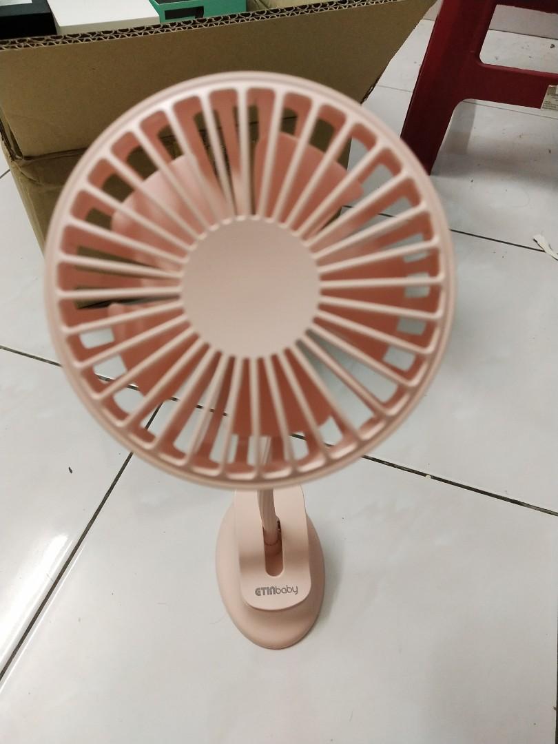 Mini fan folder fan can charge, Furniture & Home Living, Lighting ...